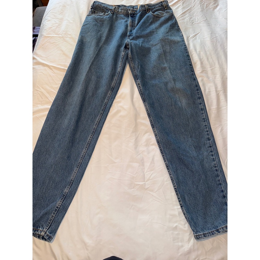 Vintage Levis 560 Loose Fit Tapered Leg Jeans Mens 40x38 Made in USA Blue Denim